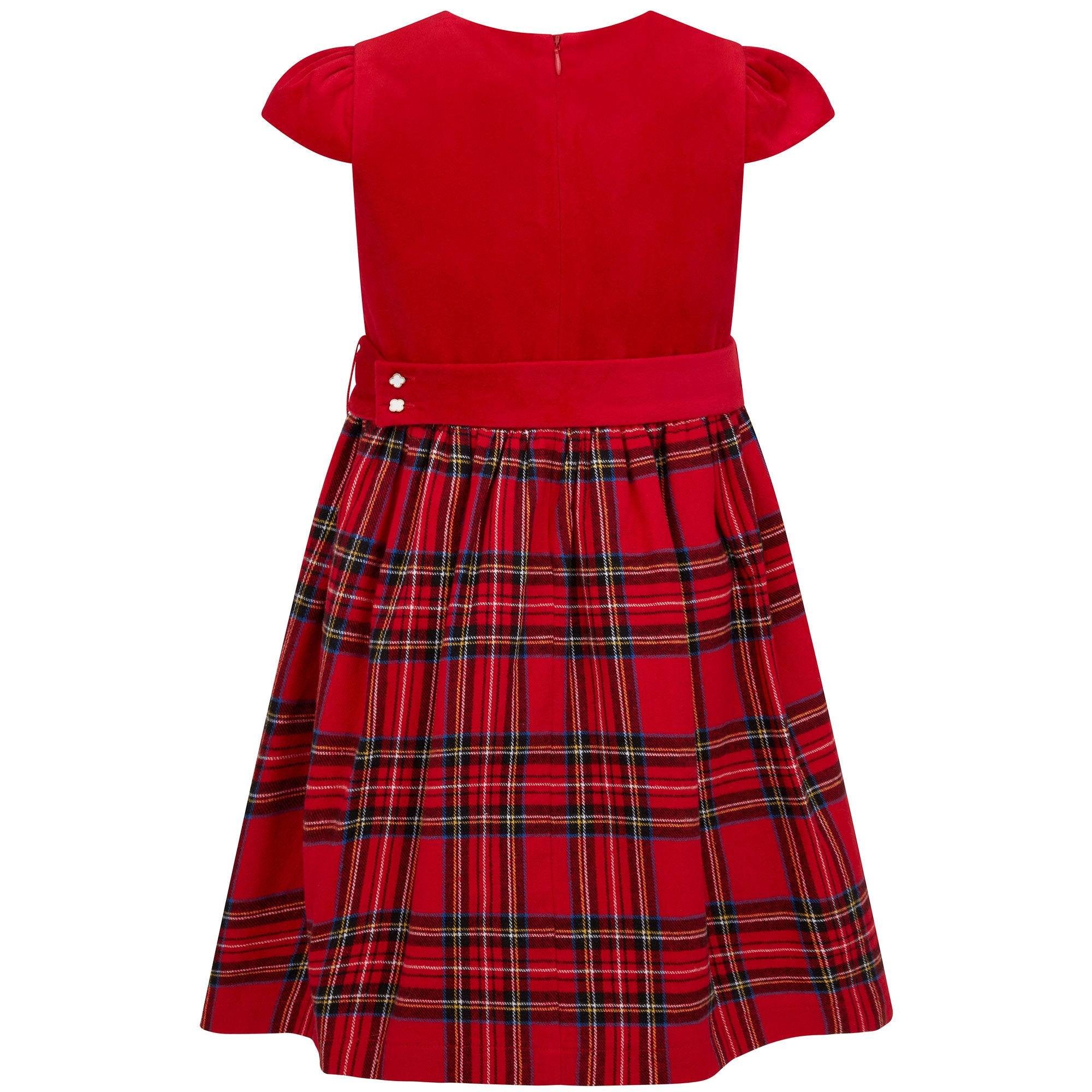 Girls tartan party outlet dress