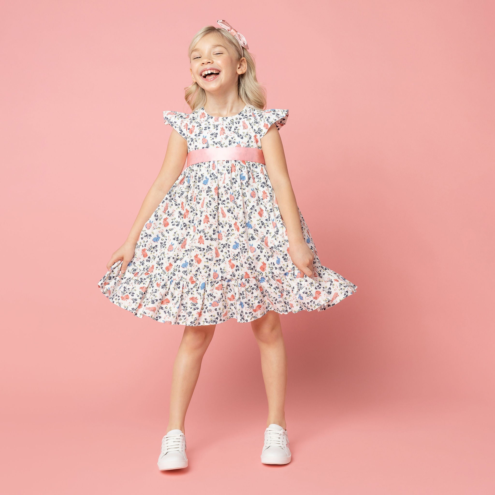 Girls easter hot sale bunny dress